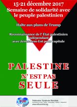 FR Poster For The Solidarity Week With The Palestinian People